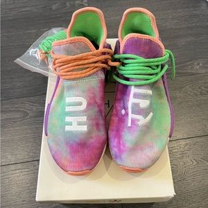 Adidas PW Hu Holi NMD MC‎ sneakers. Multi color mulitcolor tie dye size 6 us